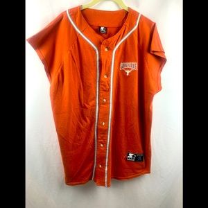 Texas Longhorns starter baseball jersey Large